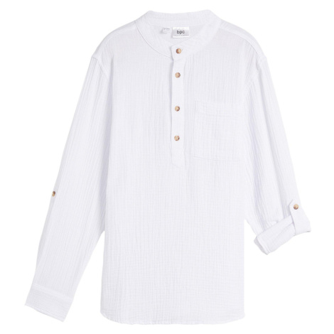 Chlapecká košile z mušelínu, dlouhý rukáv Bonprix