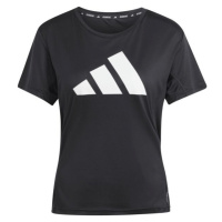 adidas RUN IT TEE Dámské běžecké tričko, černá, velikost