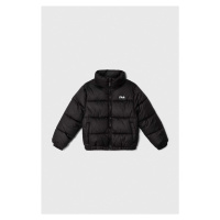 Dětská bunda Fila THELKOW blocked padded jacket černá barva