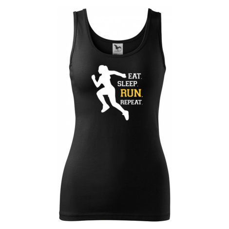 Dámské tričko EAT SLEEP RUN REPEAT- ideální dárek pro běžce BezvaTriko