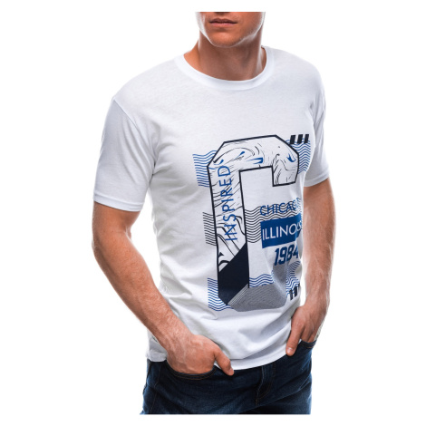 Edoti Men's printed t-shirt S1677