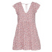Abercrombie & Fitch Letní šaty tmavě modrá / růžová / červená / bílá