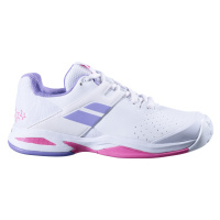 Dětská tenisová obuv Babolat Propulse All Court Junior Girl White/Lavender EUR 39