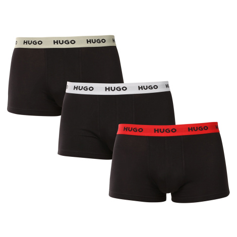 3PACK pánské boxerky HUGO černé (50532611 977) Hugo Boss