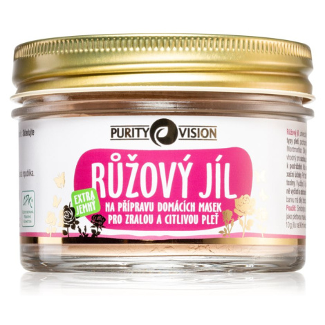 Purity Vision BIO Rose růžový jíl 175 g