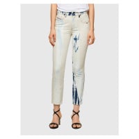 Diesel Jeans - D-JOY-T-SP3 L.32 TROUSERS White-Blue