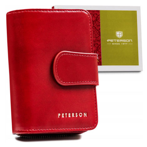 Velká, kožená dámská peněženka s magnetem Peterson