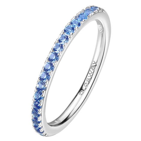 Brosway Třpytivý stříbrný prsten Fancy Freedom Blue FFB65