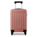 Růžový cestovní kvalitní prostorný malý kufr Bartie Lulu Bags