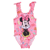 RŮŽOVÉ JEDNODÍLNÉ PLAVKY DISNEY BABY MINNIE MOUSE Růžová