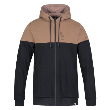 Pánská turistická mikina Hannah Fezco Hoody Anthracite/coca mocha
