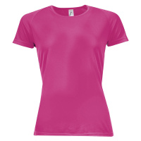 SOĽS Sporty Women Dámské funkční triko SL01159 Neon pink 2