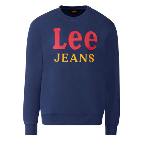 Lee Pánská mikina Jeans Crew (navy modrá)