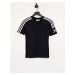 Adidas Originals Lock Up Three Stripe t-shirt in Black