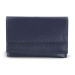 Tmavě modrá kožená mini peněženka Athena Arwel