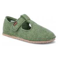 Barefoot dětské přezůvky Froddo - Flexy Wooly zelené