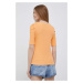 Tričko Dkny oranžová barva