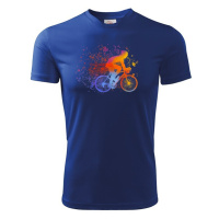 Pánské cyklistické tričko s potiskem cyklisty - tričko pro cyklisty
