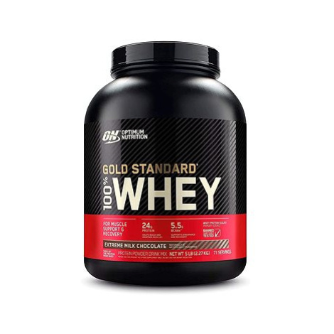 Optimum Nutrition Protein 100% Whey Gold Standard 2267 g, mléčná čokoláda