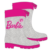 Barbie- licence Dívčí holínky - Barbie 5255295, stříbrná / třpytky Barva: Šedá