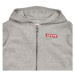 Levis LVN BOXTAB FULL ZIP HOODIE Šedá