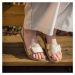 ANGLES PENELOPE Gold | Dámské barefoot sandály