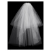 Minimalistické šifonové svatební šaty se saténovým páskem