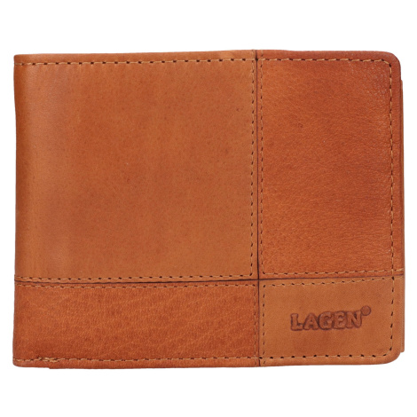 Pánská kožená peněženka Lagen Ivo - hnědá