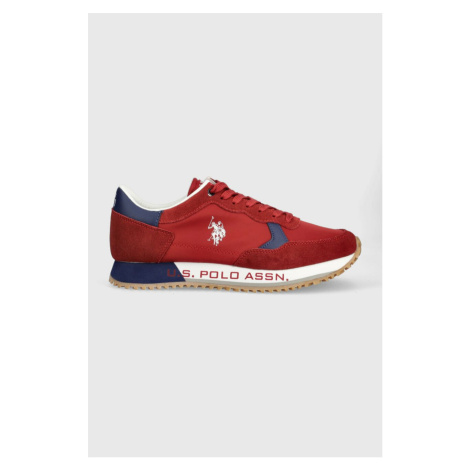 Sneakers boty U.S. Polo Assn. CLEEF červená barva