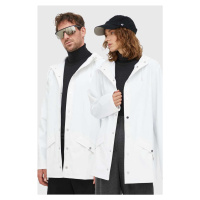 Nepromokavá bunda Rains 12010 Jackets bílá barva, přechodná
