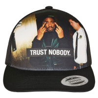 Tupac Trust Nobody Retro Trucker černý