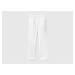 Benetton, Cropped Trousers In 100% Linen