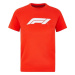 Formule 1 dětské tričko logo red 2020