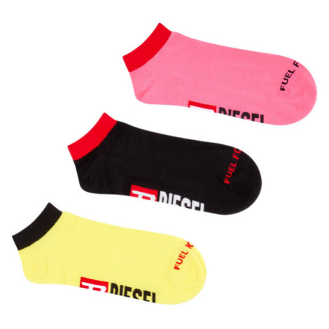 Ponožky diesel skm-gost-threepack socks různobarevná