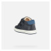 GEOX dětské boty pro první krůčky BIGLIA modré - B044DD - 4002