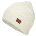 Finmark WINTER HAT Zimní pletená čepice, bílá, velikost