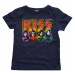 KISS tričko, Logo, Faces &amp; Icons Navy, dětské