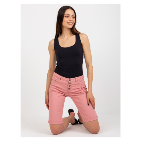 Růžové džínové šortky od STITCH & SOUL Fashionhunters