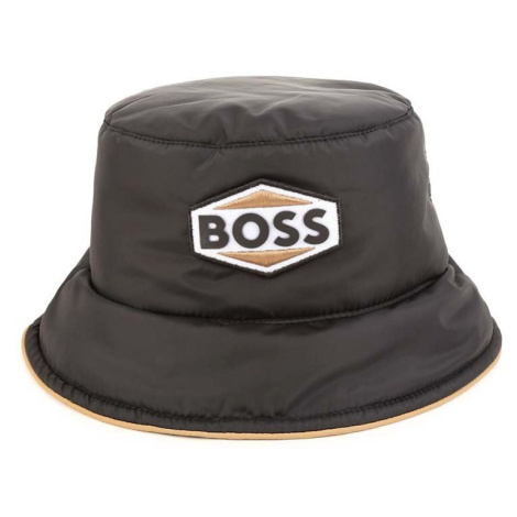 Dětský klobouk BOSS černá barva Hugo Boss