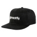 Meatfly kšiltovka Tyler Snapback Black Basic Logo | Černá