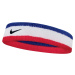 VÍCEBAREVNÁ SPORTOVNÍ ČELENKA NIKE SWOOSH HEADBAND Modrá