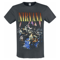 Nirvana Amplified Collection - Unplugged In New York Tričko charcoal