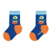 Sada 4 párů dětských vysokých ponožek Happy Socks