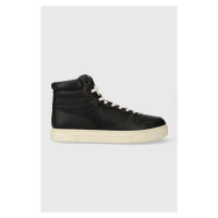Kožené sneakers boty Michael Kors Barett černá barva, 42F3BRFE6L