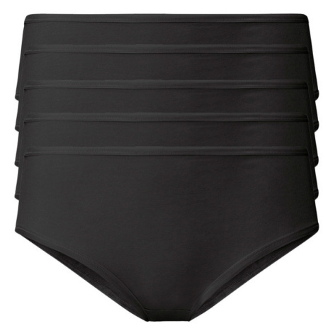 esmara® Dámské kalhotky XXL, 5 kusů (černá)