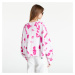 Nike Sportswear Women's Oversized Fleece Tie-Dye Crew Sweatshirt Pink