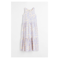 H & M - Bavlněné šaty - fialová