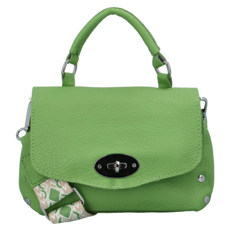 Módní dámská koženková kabelka Calíope, zelená MaxFly