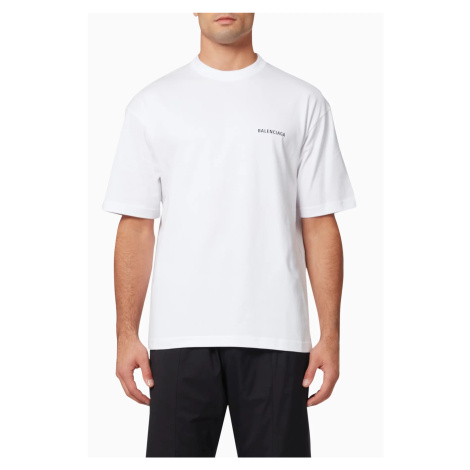 Balenciaga 612966 TMVF4 Tričko Bílé