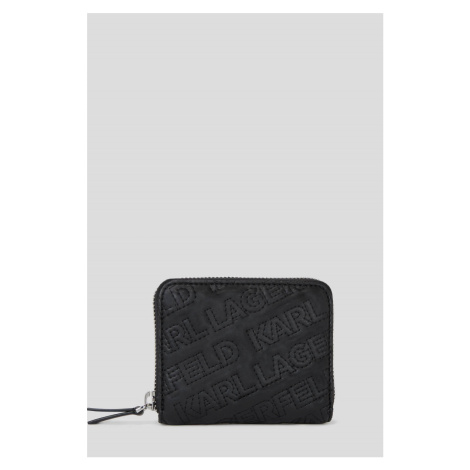 Peněženka karl lagerfeld k/essential kuilt sm zip wllt black